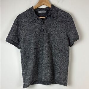 Icebreaker Gray Polo Shirt Classic Short Sleeve Size Medium**